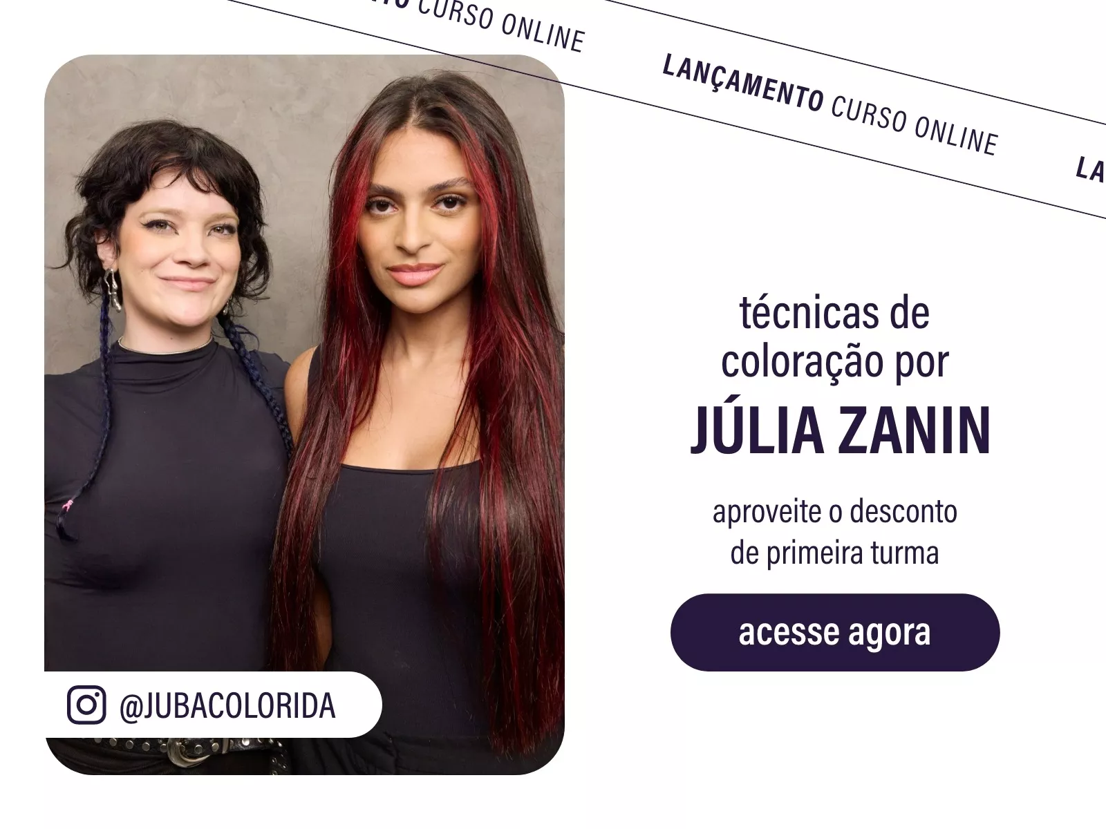 Lançamento - Juba Colorida 